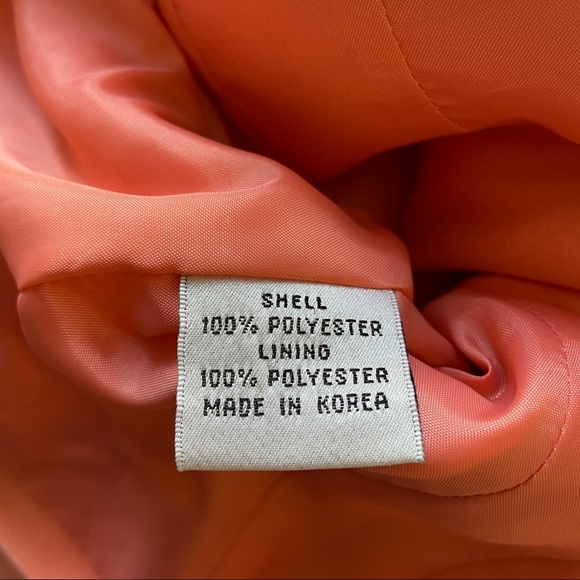 Talbots Y2K Salmon Ultrasuede Jacket | Size 4 - Picture 8 of 8